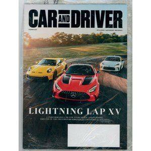 CAR AND DRIVER FEB MAR 2022 LIGHTNING LAP XV Performance Car, Virginia Int'l Rac